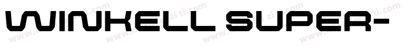 winkell super字体转换